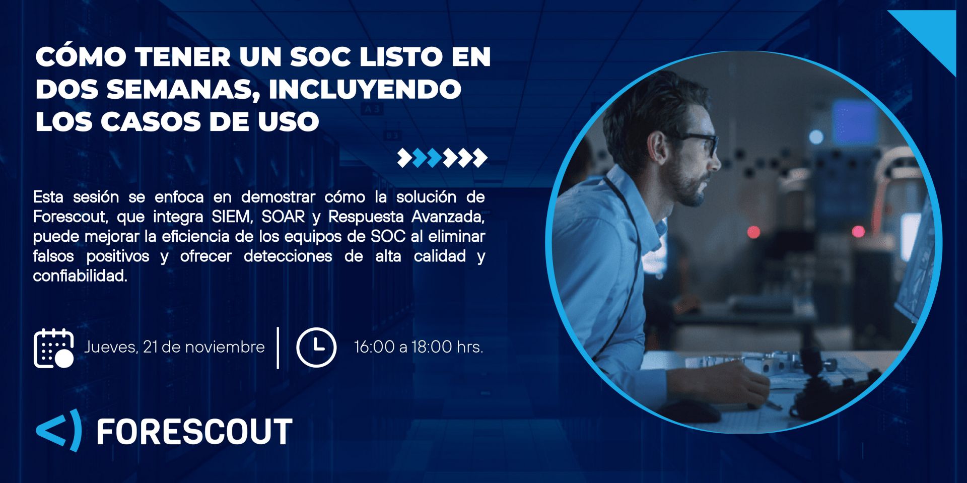 Cómo tener un SOC listo en dos semanas, incluyendo los casos de uso