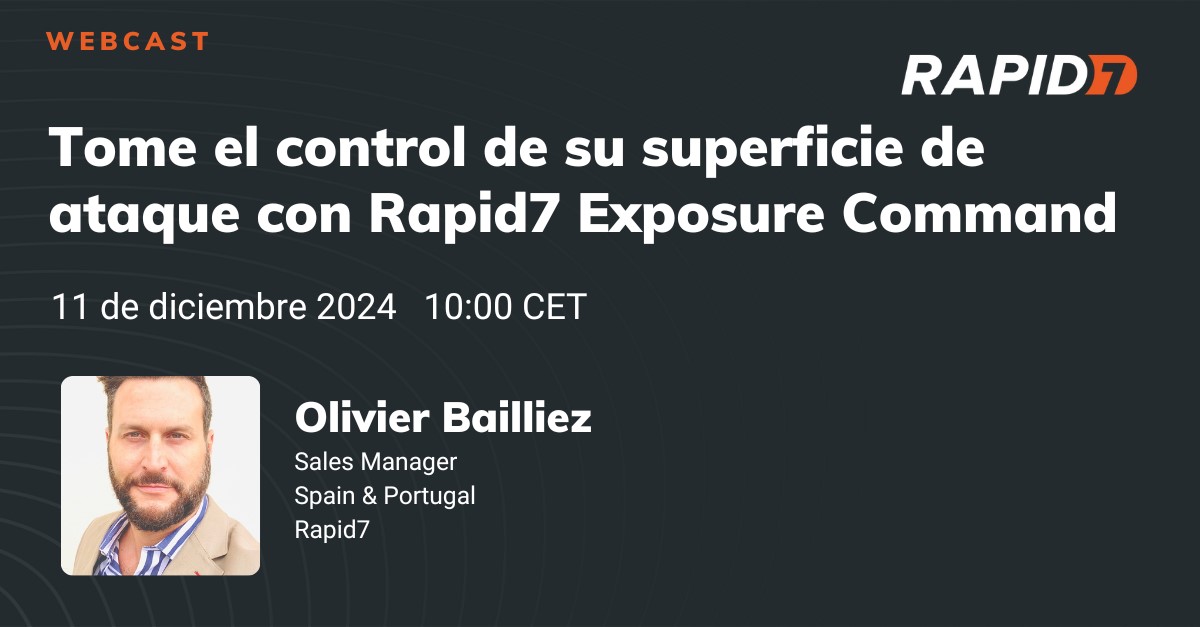 Tome el control de su superficie de ataque con Rapid7 Exposure Command